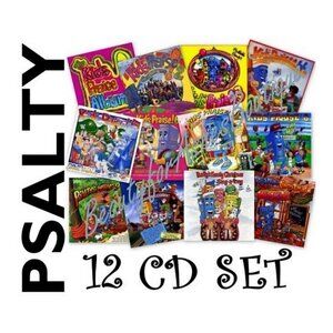 Psalty the Singing Songbook Kids Praise! Childrens Worship Songs CD Set of 12